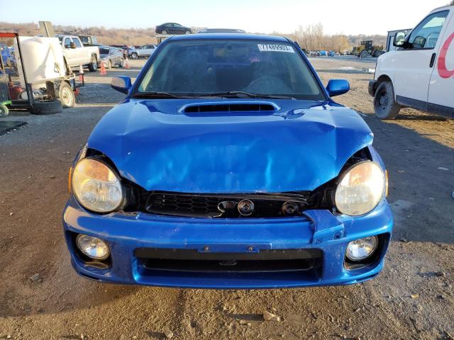 JF1GD29602G524593 - 2002 SUBARU IMPREZA WRX BLUE photo 5