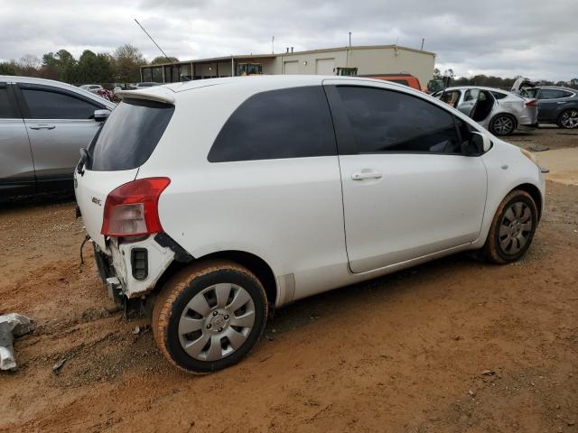 JTDJT923385163456 - 2008 TOYOTA YARIS WHITE photo 3