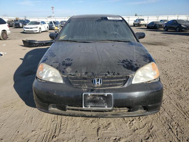 1HGEM22652L062892 - 2002 HONDA CIVIC LX BLACK photo 5