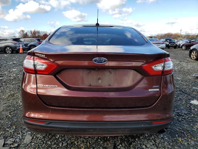 3FA6P0HD4GR322749 - 2016 FORD FUSION SE BROWN photo 6