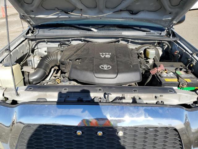 5TEJU62NX7Z415566 - 2007 TOYOTA TACOMA DOUBLE CAB PRERUNNER SILVER photo 11