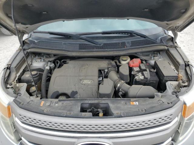 1FM5K7B85EGC01110 - 2014 FORD EXPLORER GRAY photo 12