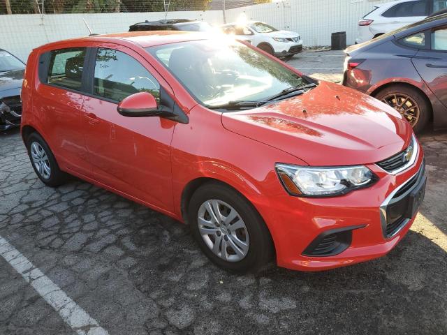 1G1JG6SB5L4128337 - 2020 CHEVROLET SONIC RED photo 4