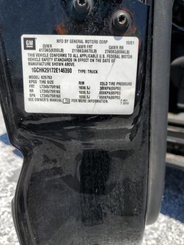 1GCHK29172E146390 - 2002 CHEVROLET SILVERADO K2500 HEAVY DUTY BLACK photo 12