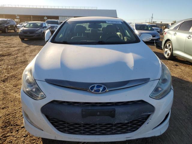 KMHEC4A47CA057828 - 2012 HYUNDAI SONATA HYBRID WHITE photo 5