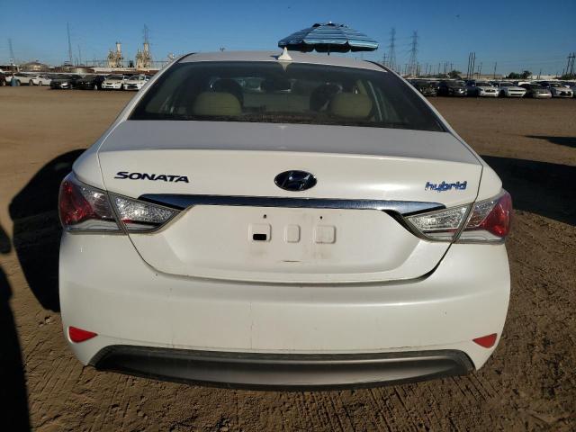 KMHEC4A47CA057828 - 2012 HYUNDAI SONATA HYBRID WHITE photo 6