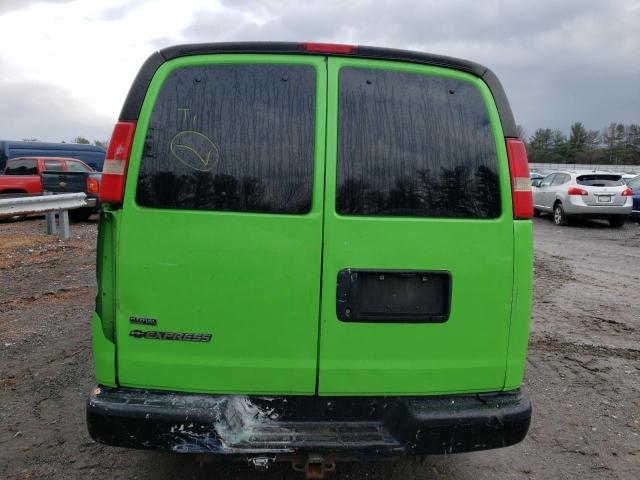 1GC2GUBG4A1166300 - 2010 CHEVROLET EXPRESS G3 GREEN photo 6