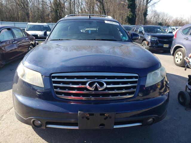 JNRAS08W86X203693 - 2006 INFINITI FX35 BLUE photo 5