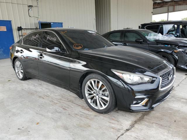 JN1EV7AR7JM611234 - 2018 INFINITI Q50 LUXE BLACK photo 4