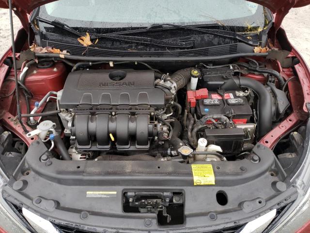 3N1AB7AP7GY286810 - 2016 NISSAN SENTRA S RED photo 11