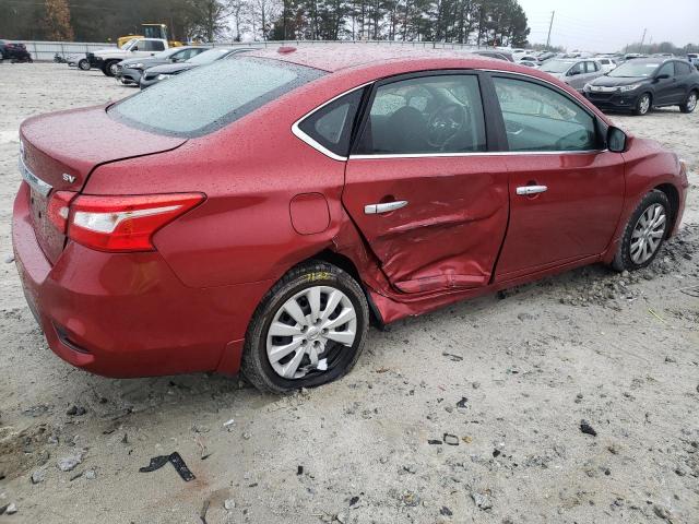 3N1AB7AP7GY286810 - 2016 NISSAN SENTRA S RED photo 3