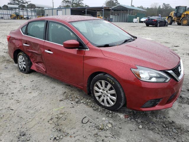 3N1AB7AP7GY286810 - 2016 NISSAN SENTRA S RED photo 4