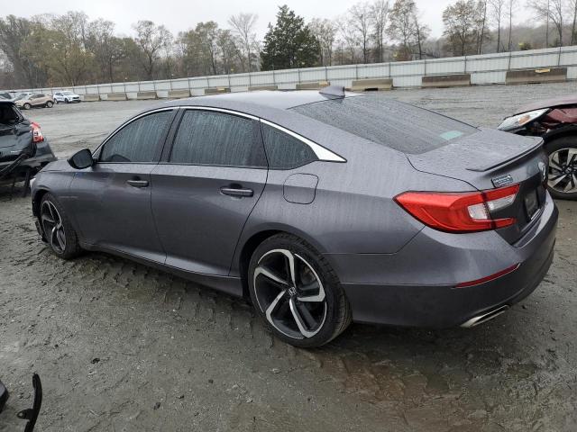 1HGCV1F36KA099346 - 2019 HONDA ACCORD SPORT GRAY photo 2