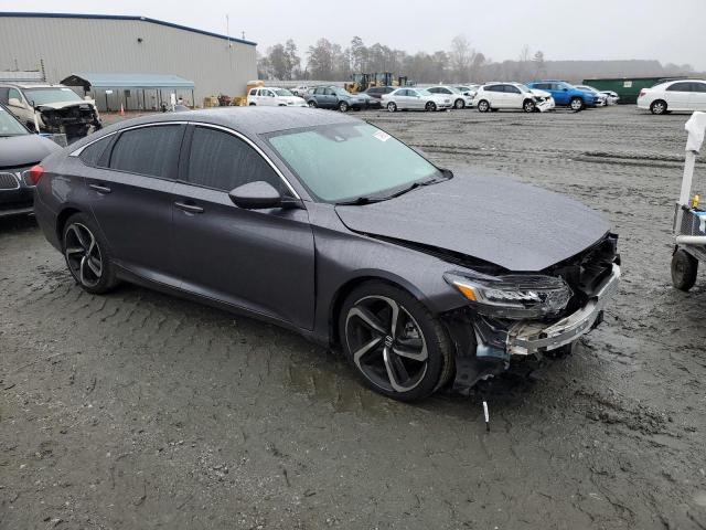 1HGCV1F36KA099346 - 2019 HONDA ACCORD SPORT GRAY photo 4