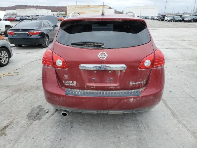 JN8AS5MVXCW416337 - 2012 NISSAN ROGUE S RED photo 6