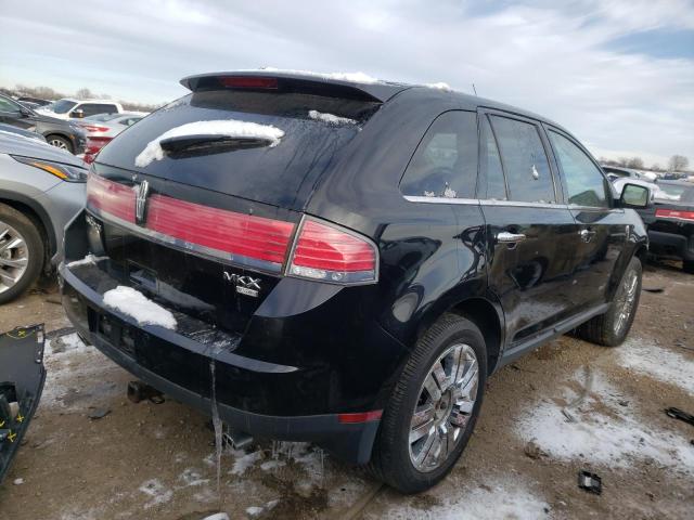 2LMDU88C68BJ12783 - 2008 LINCOLN MKX BLACK photo 3