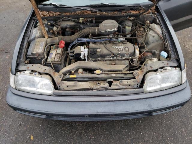 1HGED3548ML071038 - 1991 HONDA CIVIC DX GRAY photo 11