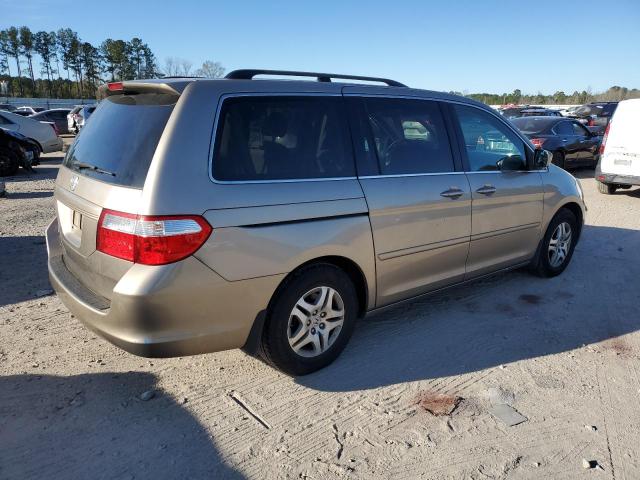 5FNRL38647B405895 - 2007 HONDA ODYSSEY EXL GOLD photo 3