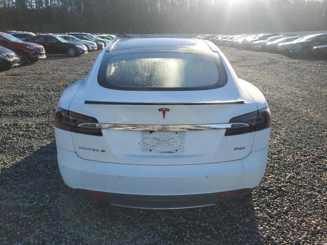 5YJSA1H17EFP58080 - 2014 TESLA MODEL S WHITE photo 6