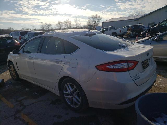 1FA6P0HD3E5363695 - 2014 FORD FUSION SE WHITE photo 2