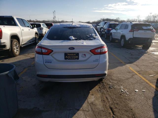 1FA6P0HD3E5363695 - 2014 FORD FUSION SE WHITE photo 6