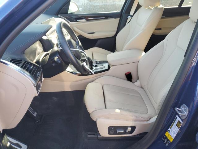 5UXTY9C06M9G84478 - 2021 BMW X3 XDRIVEM40I BLUE photo 7