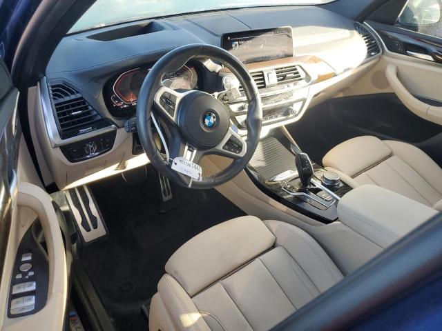 5UXTY9C06M9G84478 - 2021 BMW X3 XDRIVEM40I BLUE photo 8