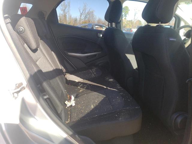 MAJ3S2GEXKC257579 - 2019 FORD ECOSPORT SE SILVER photo 10