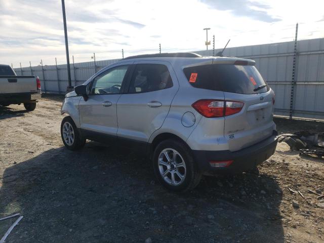 MAJ3S2GEXKC257579 - 2019 FORD ECOSPORT SE SILVER photo 2