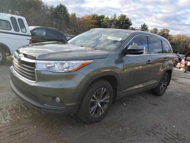 2016 TOYOTA HIGHLANDER XLE, 