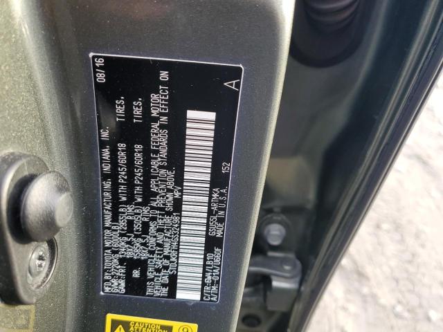 5TDJKRFH4GS324981 - 2016 TOYOTA HIGHLANDER XLE Yaşıl foto 13