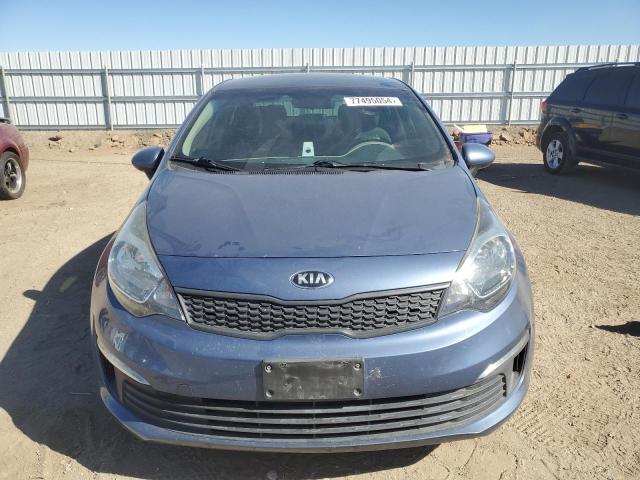 KNADM4A36G6549924 - 2016 KIA RIO LX BLUE photo 5