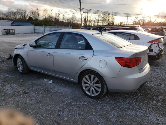 KNAFW4A34A5145701 - 2010 KIA FORTE SX SILVER photo 2