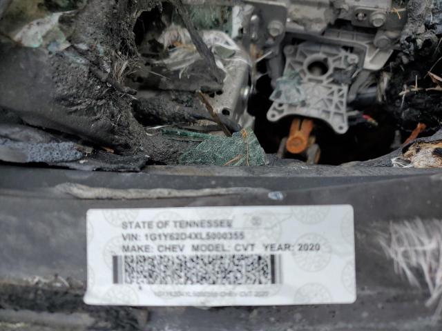 1G1Y62D4XL5000355 - 2020 CHEVROLET CORVETTE STINGRAY 1LT MAROON photo 12