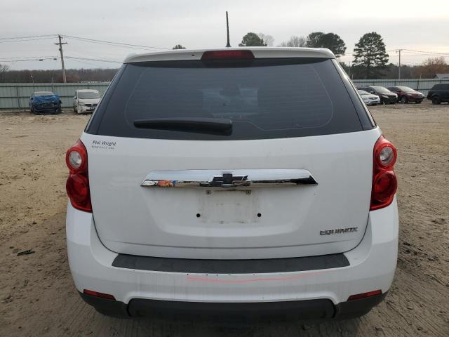 1GNALAEK6EZ138664 - 2014 CHEVROLET EQUINOX LS WHITE photo 6