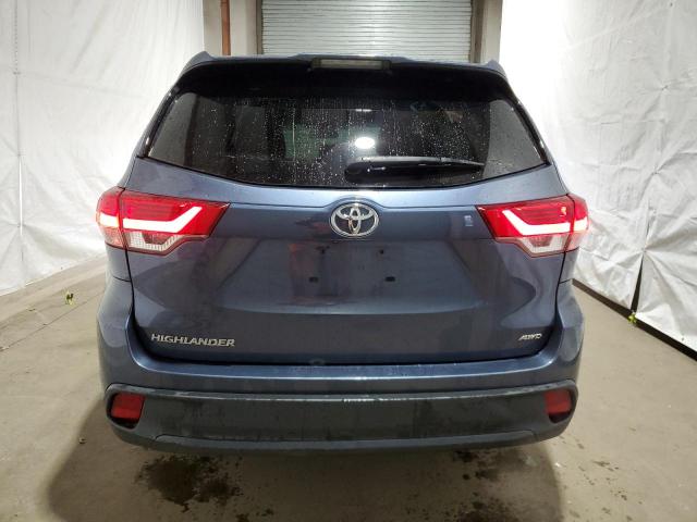 5TDBZRFH3HS400174 - 2017 TOYOTA HIGHLANDER LE BLUE photo 6