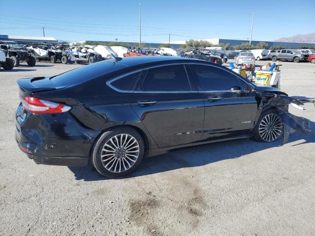 3FA6P0RU8JR132605 - 2018 FORD FUSION TITANIUM/PLATINUM HEV BLACK photo 3