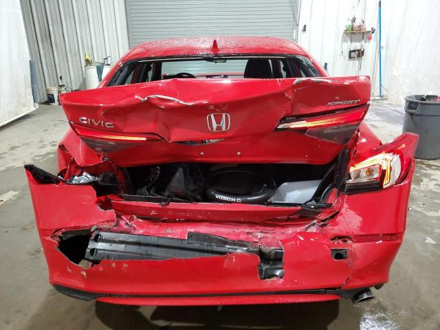 2HGFE2F58NH604720 - 2022 HONDA CIVIC SPORT 红色 照片 6