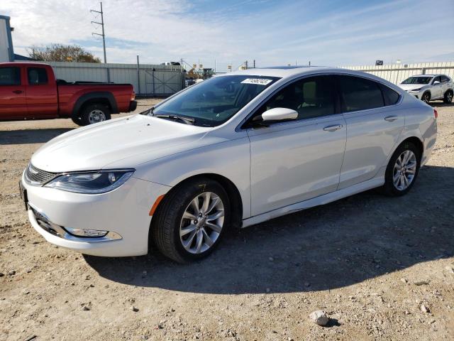 1C3CCCCG9FN645602 - 2015 CHRYSLER 200 C WHITE photo 1