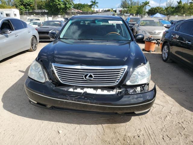 JTHBN36FX40159880 - 2004 LEXUS LS 430 BLACK photo 5