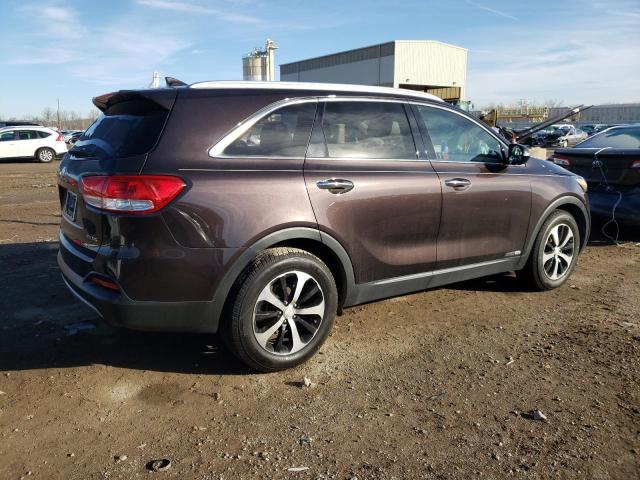 5XYPHDA55GG181321 - 2016 KIA SORENTO EX BROWN photo 3