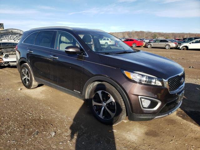 5XYPHDA55GG181321 - 2016 KIA SORENTO EX BROWN photo 4