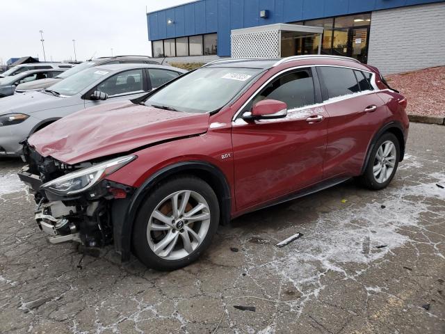 SJKCH5CP9JA046253 - 2018 INFINITI QX30 BASE RED photo 1