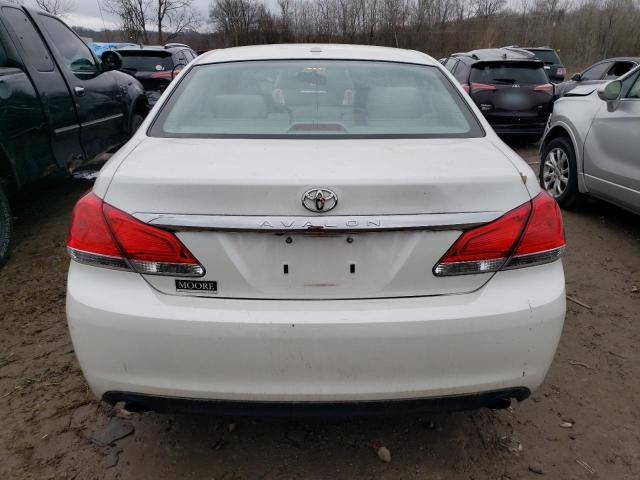 4T1BK3DB7BU381398 - 2011 TOYOTA AVALON BASE WHITE photo 6