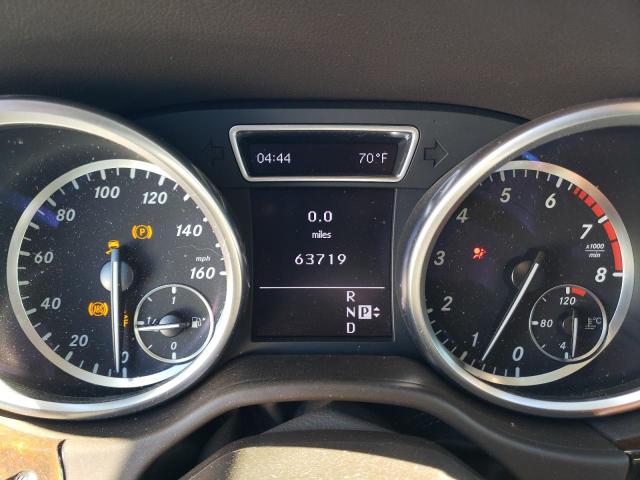 4JGDA5HB6CA066841 - 2012 MERCEDES-BENZ ML 350 4MATIC GRAY photo 9