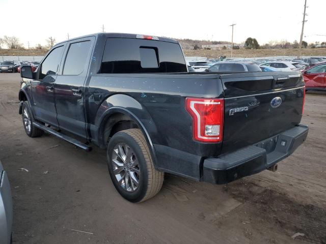 1FTEW1EP9FKE37976 - 2015 FORD F150 SUPERCREW BLACK photo 2