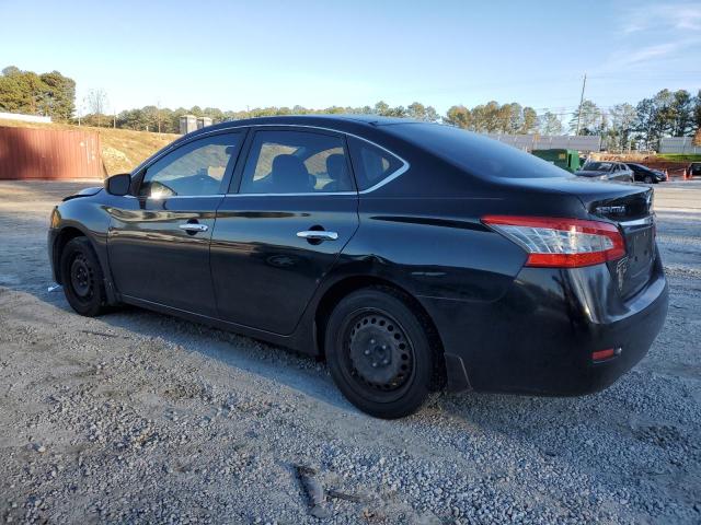 3N1AB7AP6DL704685 - 2013 NISSAN SENTRA S BLACK photo 2