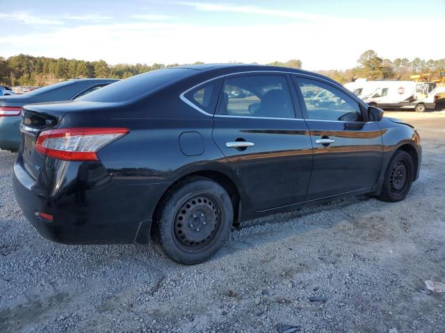 3N1AB7AP6DL704685 - 2013 NISSAN SENTRA S BLACK photo 3