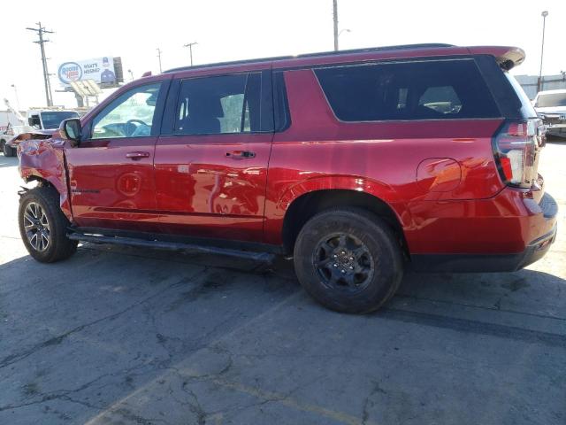 1GNSKDKD2MR447173 - 2021 CHEVROLET SUBURBAN K1500 Z71 RED photo 2