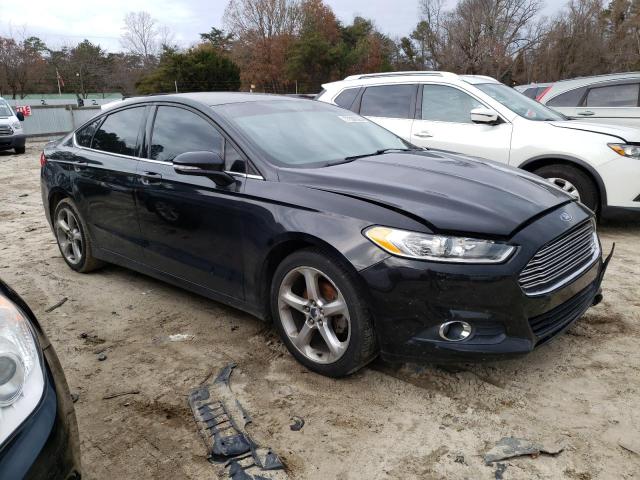 3FA6P0HR6DR368736 - 2013 FORD FUSION SE BLACK photo 4